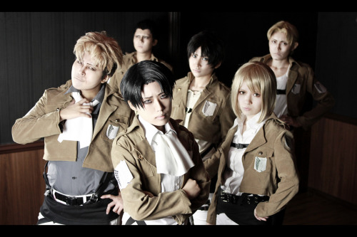 fuckyeahshingekicosplays: Levi Squad