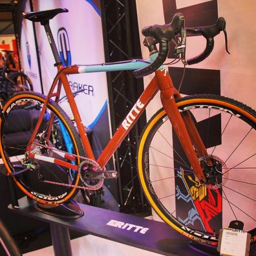 instabicycle:  Via @sherriffs_uk: Ritte CrossBerg. #Ritte #Cross #CX #BadBoy #Bicycle #Brown #Discs