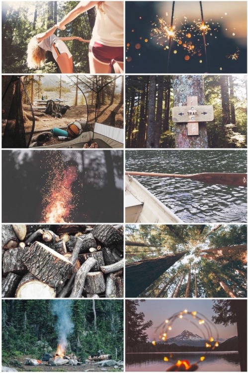 Summer Camp in the Mountains Aesthetic  Requested by anon.