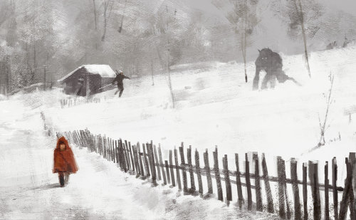 bellatorinmachina: Jakub Rozalski \ The Witcher