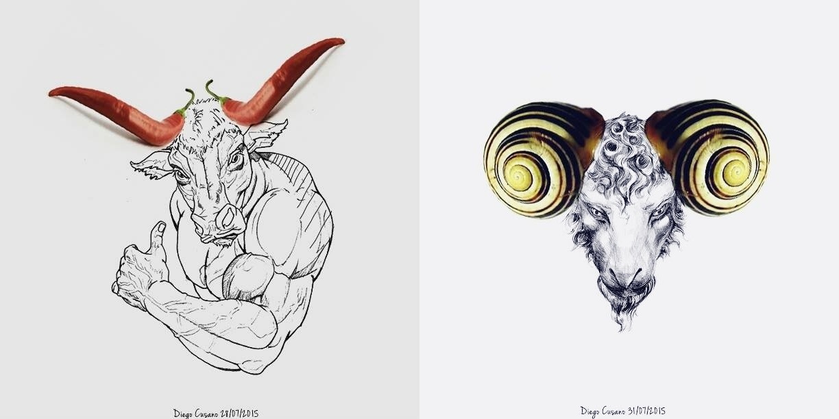 crossconnectmag:    Food and Everyday Objects Turned into Whimsical Illustrations