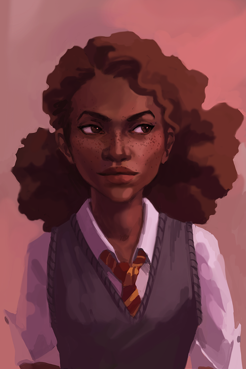 mariannewiththesteadyhands:Hermione for awfulreference! merry christmas Micky I’m your art school se
