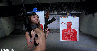 thebachelorsparty:  Remy LaCroix and guns