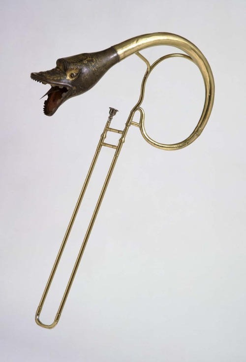 acrosscenturiesandgenerations:▪Tenor trombone (buccin).Date: ca. 1830Jean Baptiste Tabard (1779–1845