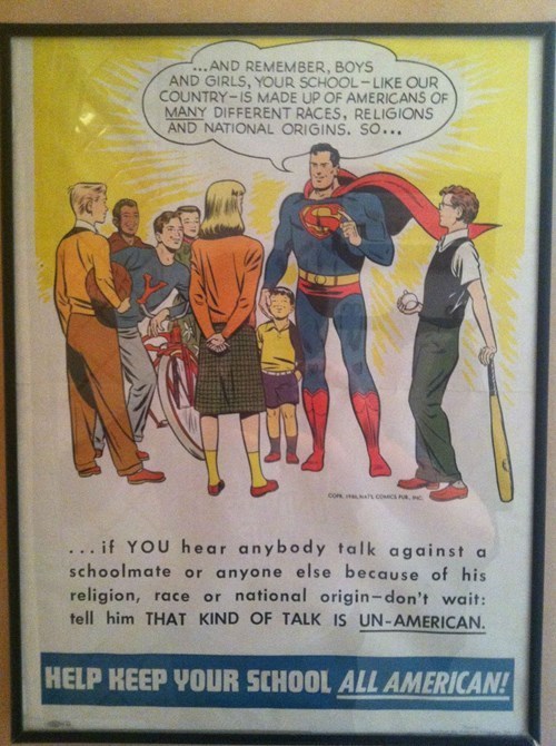 Porn Pics aaronzi:  1950s Superman Knows What a True