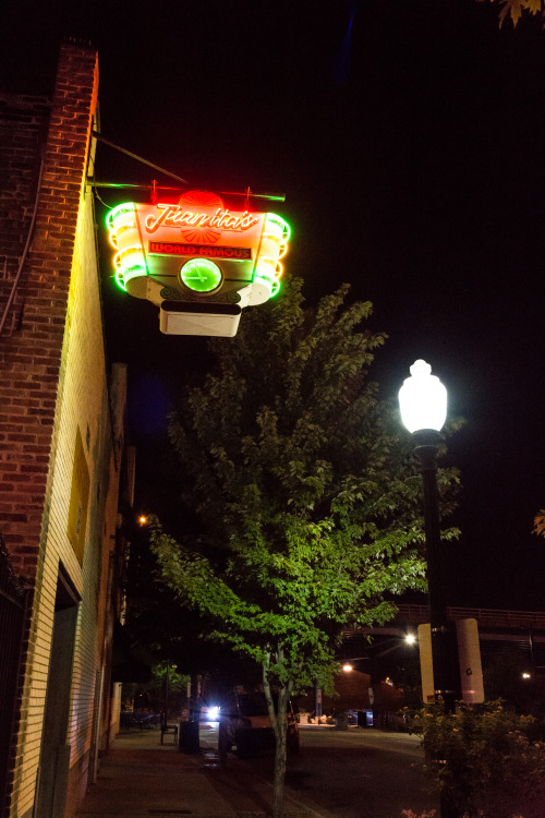 Outside Juanitas in Little Rock, AR after our show last night. Day two of the 2015 Midwest Tour. 