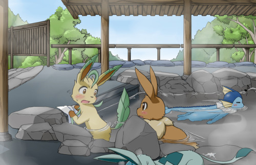 furry-yiff-palace:  bluefire160: furry-yiff-palace:   ❤️ We treat our furries at the Yiff-Palace! ❤️  Palace of yiff~ Artist: Koorinezumi   Eevees having fun.  What the… a month after I posted this, it had broken barely 200 notes…now it’s