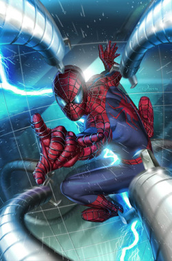 kamisamafr:  Spider-Man vs Dr. Octopus par Greg Horn 