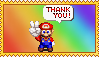 mario thank you stamp