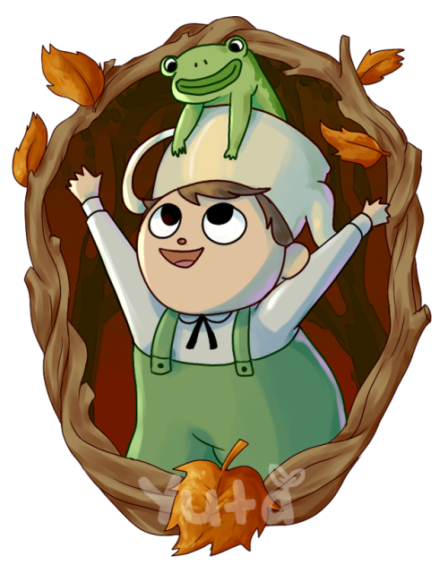 some OTGW stickers I made some days ago… I want to make them acrylic keychains >:C 