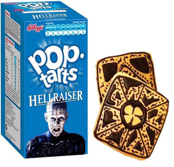 brokehorrorfan:  Newt Clement has created horror movie Pop-Tarts. I’ve highlighted