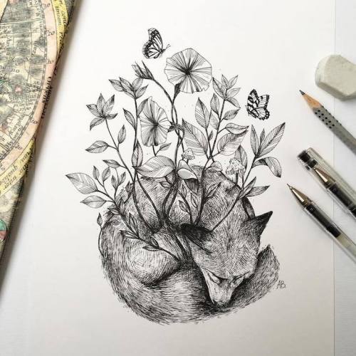 margothsheart:Amazing pen drawings by Alfred Basha