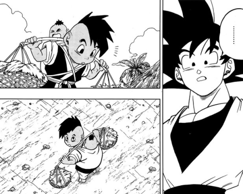 cowcat44: Uub makes his appearance in DBS manga chapter 31