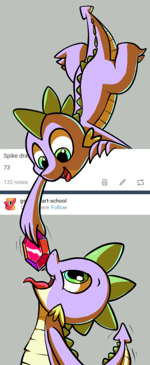g-sphere:  Spike reblogs himself a gem  75  x3