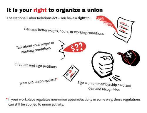 Know your rights organizing in the workplaceI made some drawings for this zine by DSA SF Labor Organ