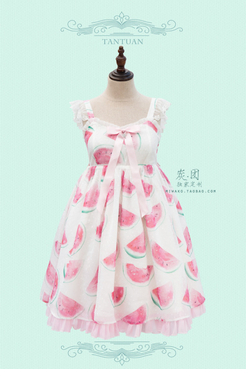 truth2teatold: Miwako Eat Watermelon with Me! series preorder - jumperskirt, skirt, cutsew, hair cl