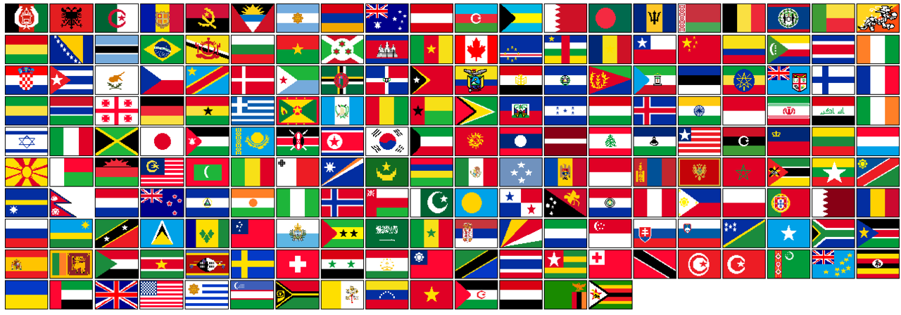 The Best Of R Vexillology All The Flags Of The World In 8 Bit Style Un