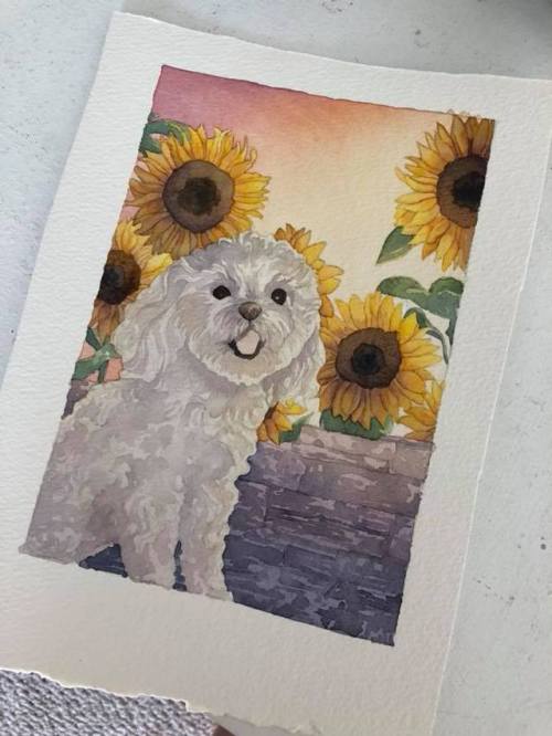 themajorbarkana - Watercolor flowers are one of my all time...