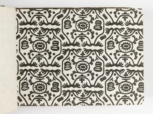 design-is-fine:Wallpaper sample book, “Dessins Nouveauté”, 1926-27. Block printed, Gillet et Fils, F