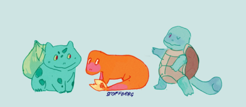 stoffberg:asked people to give me some pokemon over on instagram yesterday! coloured some of my favo