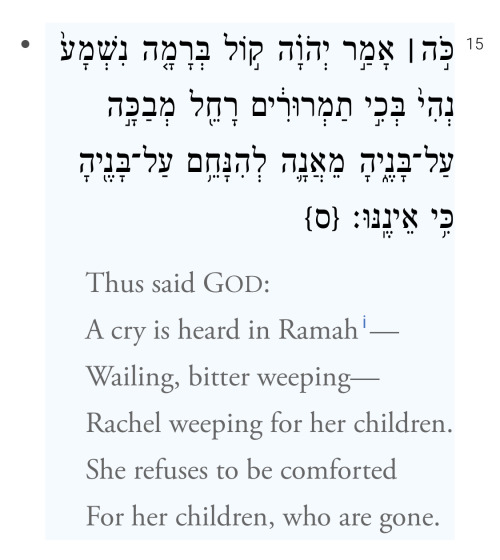 Jeremiah 31:15