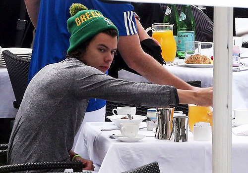 styzles-deactivated20151205:Harry has breakfast at Casta Diva in Lake Como  | June 29th, 2014