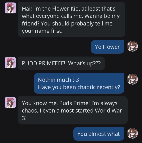 I Forgot To Link This To Tumblr Loll. My Favorite Interaction With Flower Is This