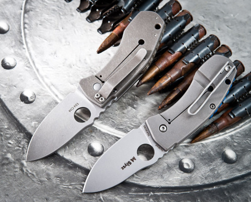 gunrunnerhell:  Spyderco & Marcin Slysz Collaboration - Techno