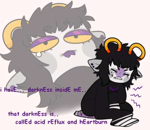 i made a homestuck oc for Fun but actually im in love w him and he is my son,,(feat. twistedhellknog