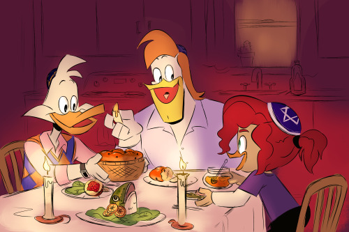 bugchuckles: happy birthday to launchpad mcquack, jewish bicon! and to everyone celebrating rosh has