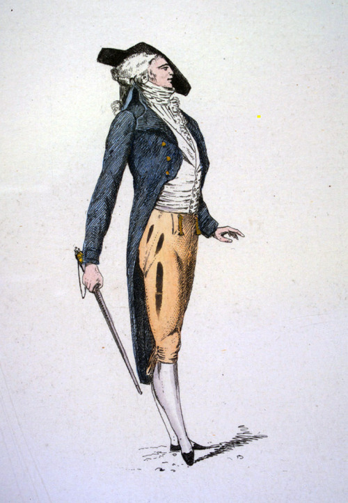 Costumes of the Directoire period (1795-99) by Auguste Etienne Guillaumot