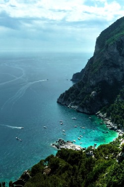 0ce4n-g0d:  Capri seascape Italy. wallpaper 1080p P1120780 | Rick