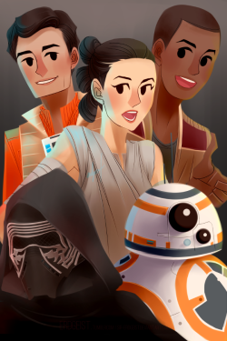 erdgeist:  Rey, Finn, Poe Dameron, Kylo Ren,