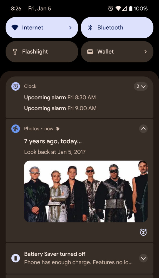 My Phone Woke Me Up Today With A Reminder That I've Been Obsessed With Rammstein For Over 7 Years, Good