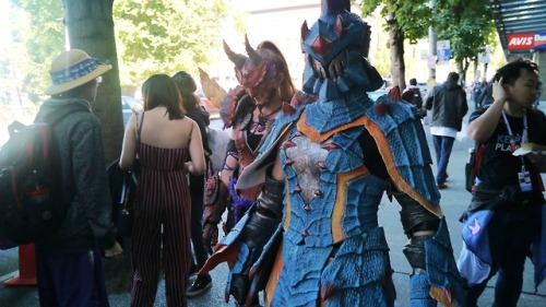 Lagiacrus (sk00pa) and Tetsucabra (Mordali Cosplay) cosplays are done! PAX West was great!!! Now to 