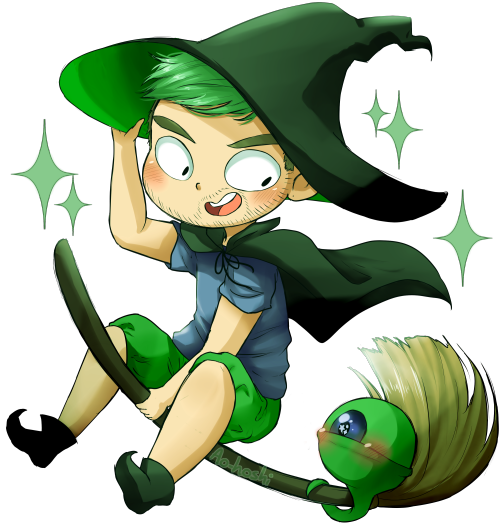 aohoshiart:  spoopy wolfiplier and jacksepticwitch for your spoopy needs! 
