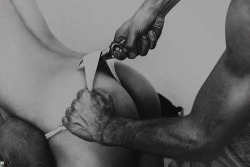 dominantpleasures:  Have any of you ever tore each other’s clothes apart or cut them off? 