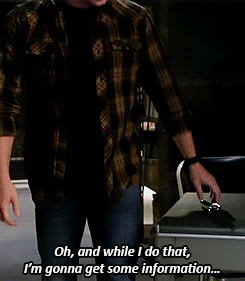 justjensenanddean:  Dean Winchester (a.k.a The Badass) | 10x10 - “The Hunter Games” 