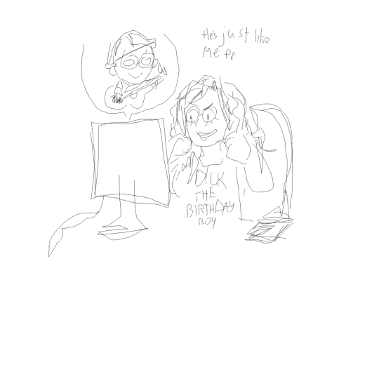 abysswaatchers:i just really wanna share this doodle katie made me bc it makes me laugh and smile, celeste playing tf2