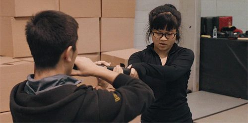 “What was cool was learning different types of fighting.It was intense and fun, but really har