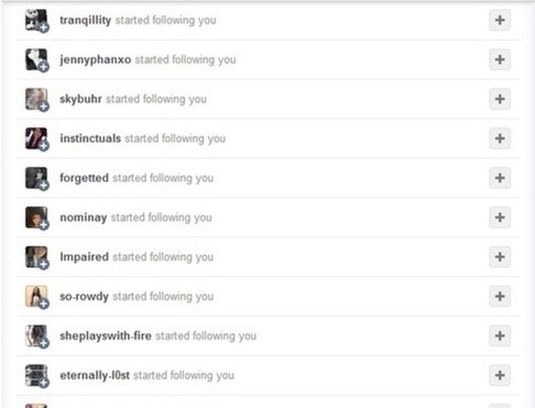 w-aters:  LIKE / REBLOG IF YOU’RE CLOSE TO YOUR GOAL OR JUST WANT TO BE PROMOTED TO THOUSANDS OF DASHBOARDS! GAIN ABOUT 5-400+ FOLLOWERS IN A MINUTE! MUST BE FOLLOWING ALL OF US: w-aters 41k m-idnight-kiss 39k emmalucy 48k brazul 64k eatingisfab 47k