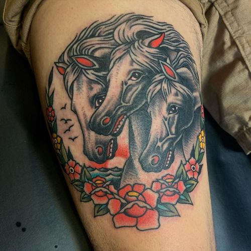 Horses i made @idlehandsf #pharoahshorses #rosskjones #idlehandsf #sanfrancisco (at Idle Hand Tattoo)
https://www.instagram.com/p/CR9h6aepQKB/?utm_medium=tumblr