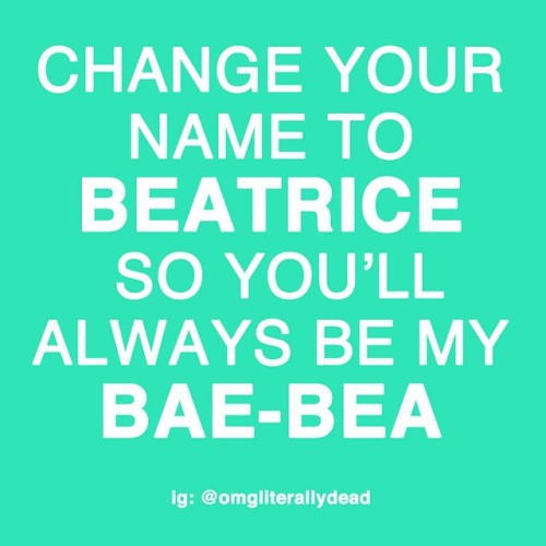 LOL. For all my baes - happy #SundayFunday. Tag your bae, your b, your bb, your bff, and all your fu