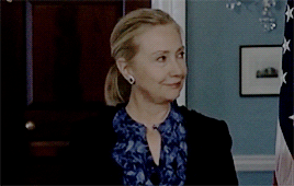 hillaryrodhams:Hillary Clinton gets the giggles at a press conference with the Japanese prime minist