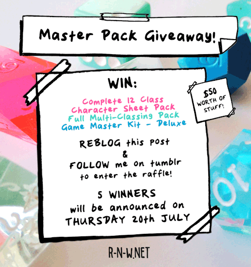r-n-w: r-n-w: r-n-w: It’s time for another MASTER PACK giveaway! Your chance to win: The Game 