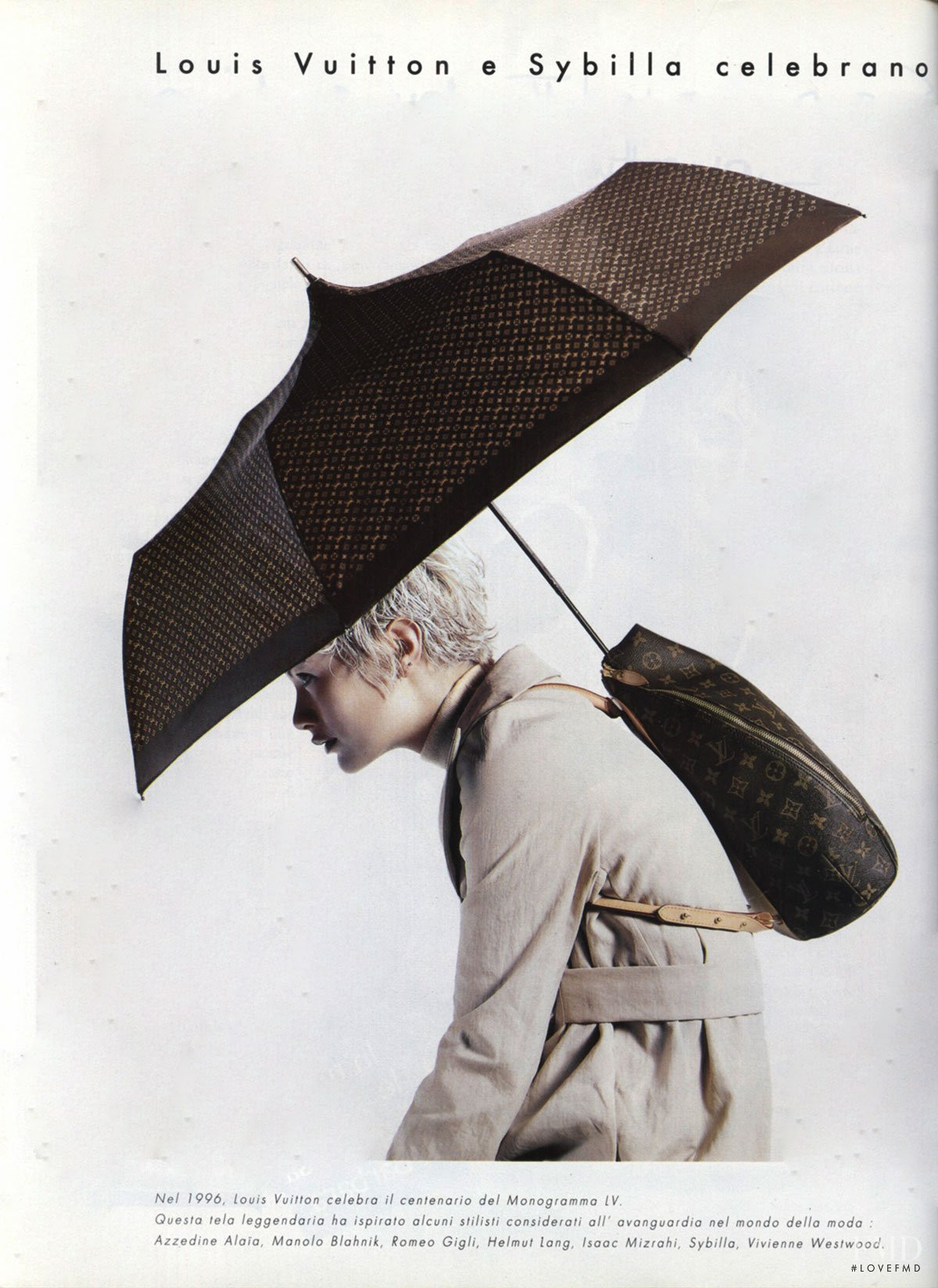 High Fashion — Louis Vuitton Advertisement, 1996