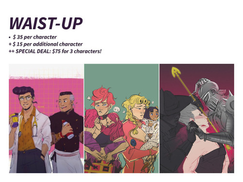 artvinsky: Hey all, I’ve decided to open up commissions because there’s a lot going on f