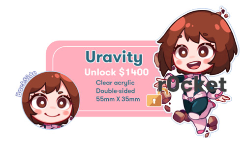 Uravity and Froppy have now been unlocked!! Only A few days left to smash this project!!! https://ww