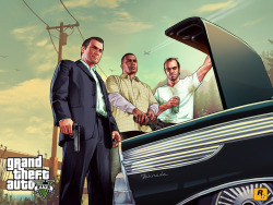 theomeganerd:  Grand Theft Auto V Box Art