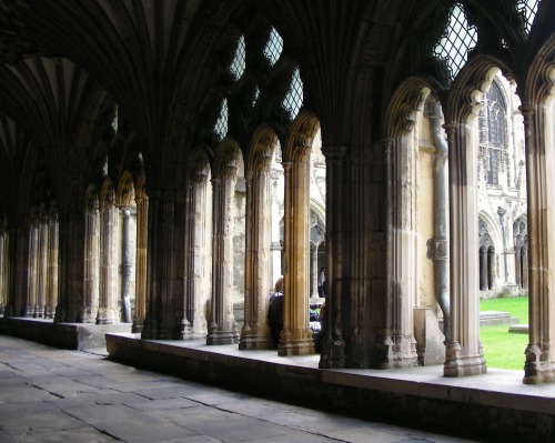 Cloister, Canterbury Cathedral, Kent, England, 2010.